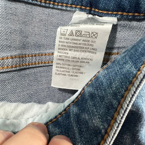 Candace Cameron Bure Cropped Straight Leg Jeans BigSur Med Wash, Plus 26 - Picture 11 of 11